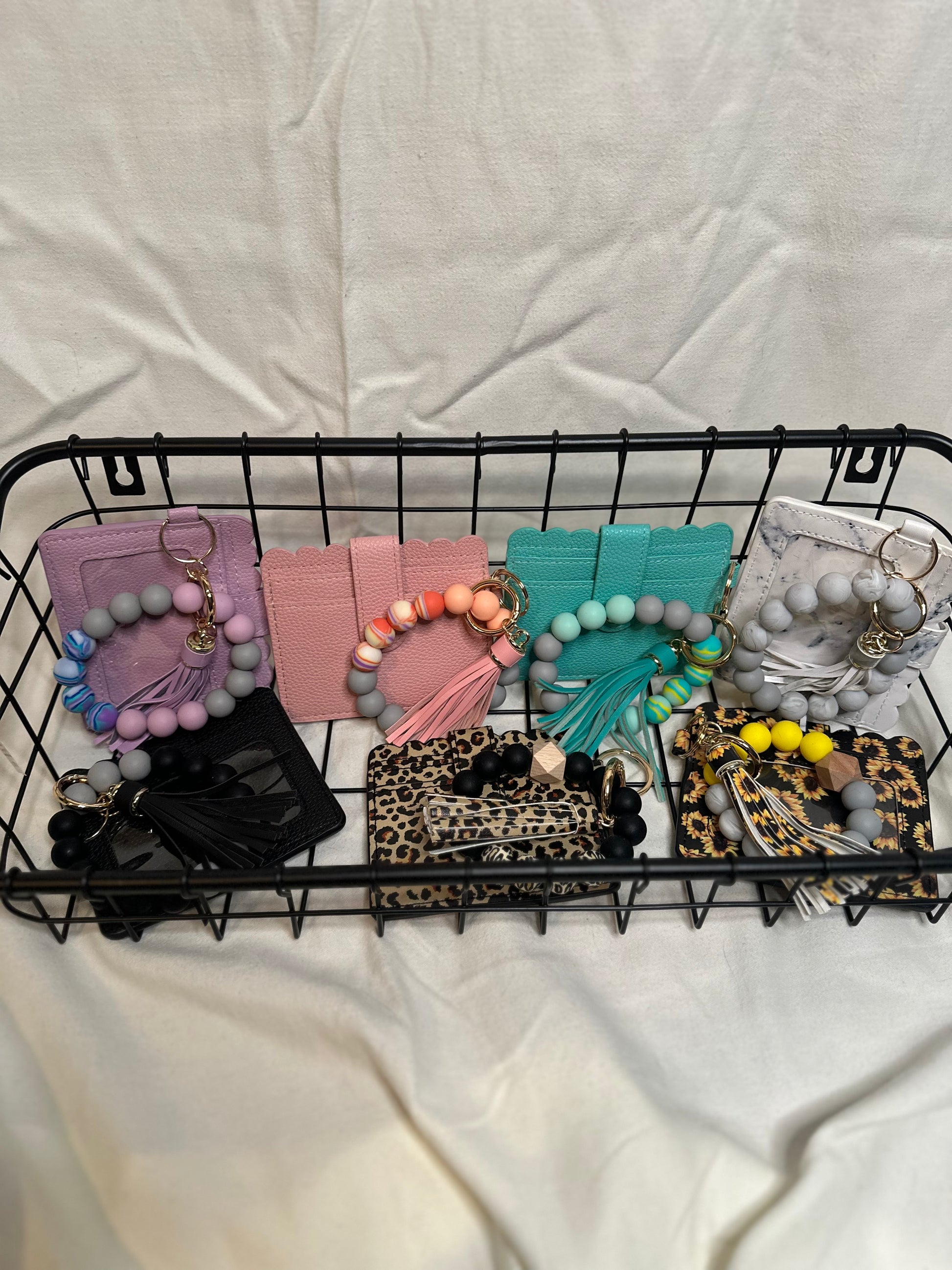 Bracelet keychain wallet
