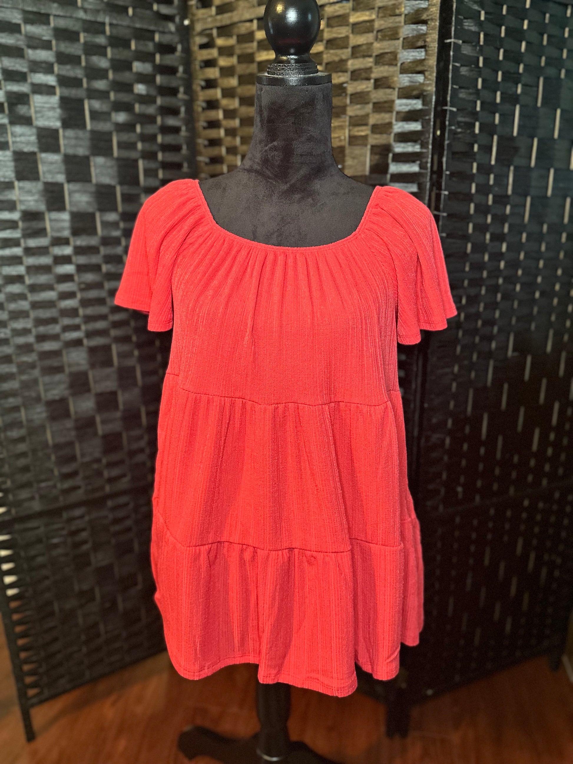 Solid Babydoll Top