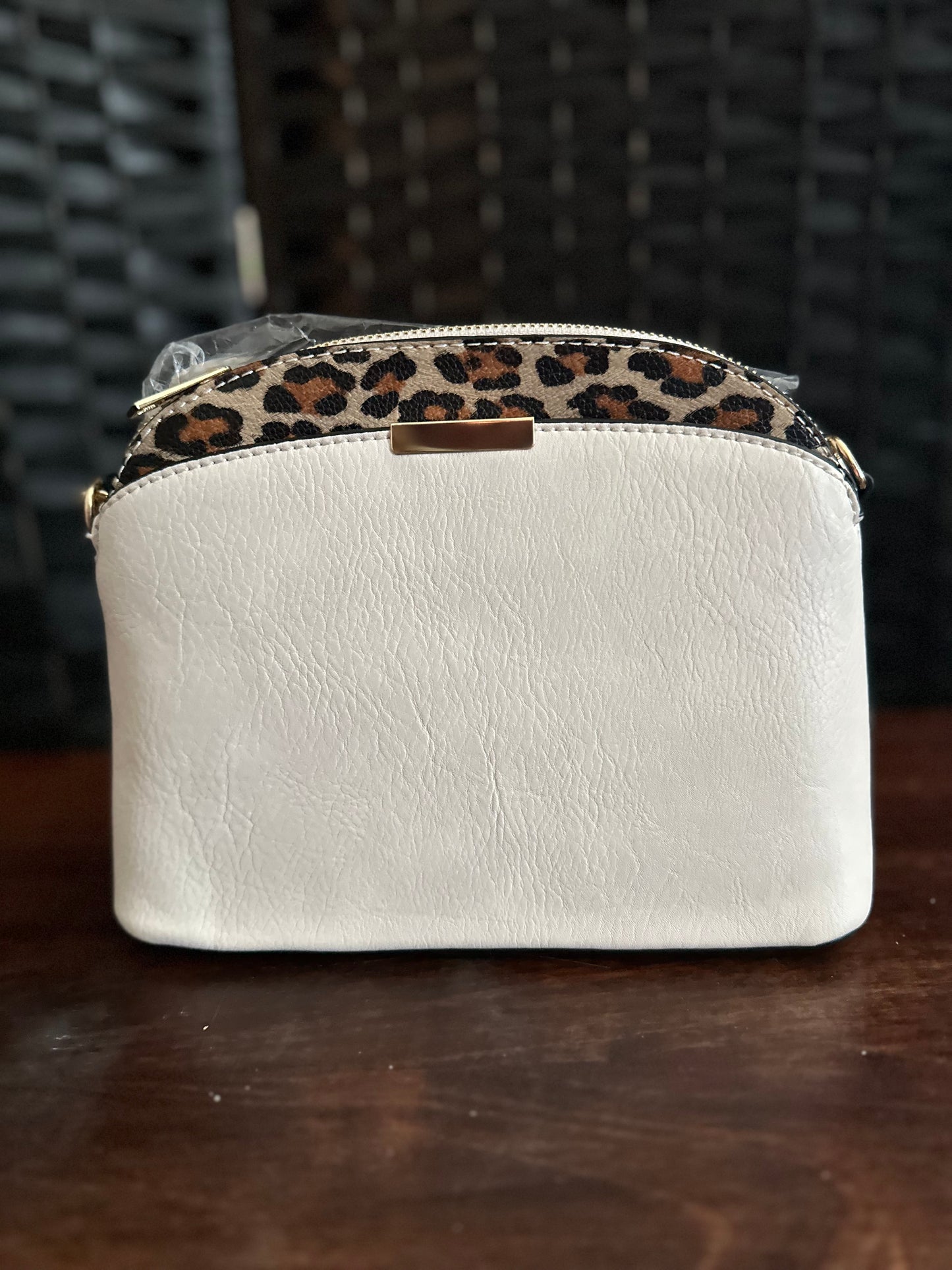 Leopard Accent Crossbody