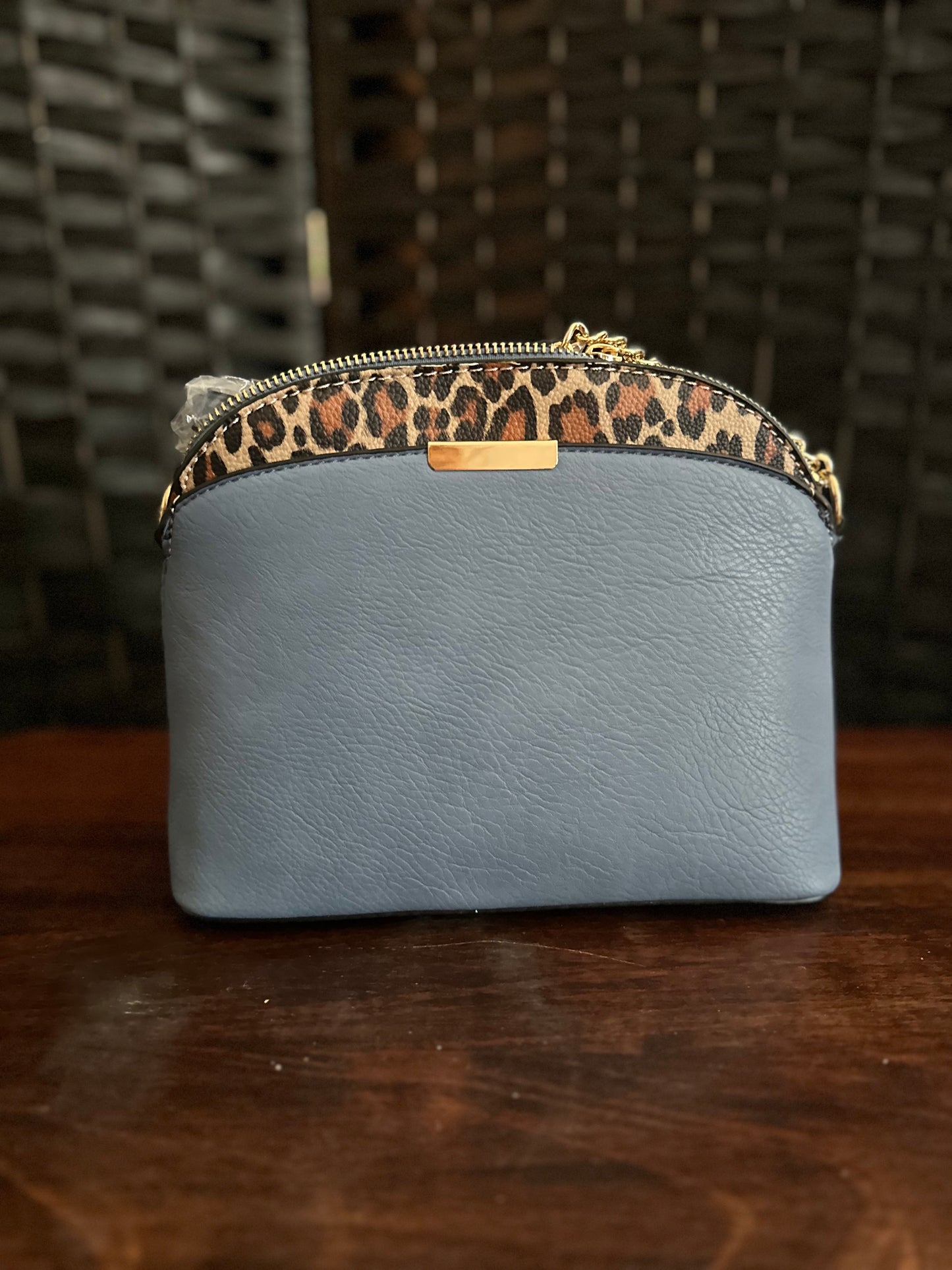 Leopard Accent Crossbody