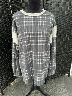 Black Plaid Long Sleeve