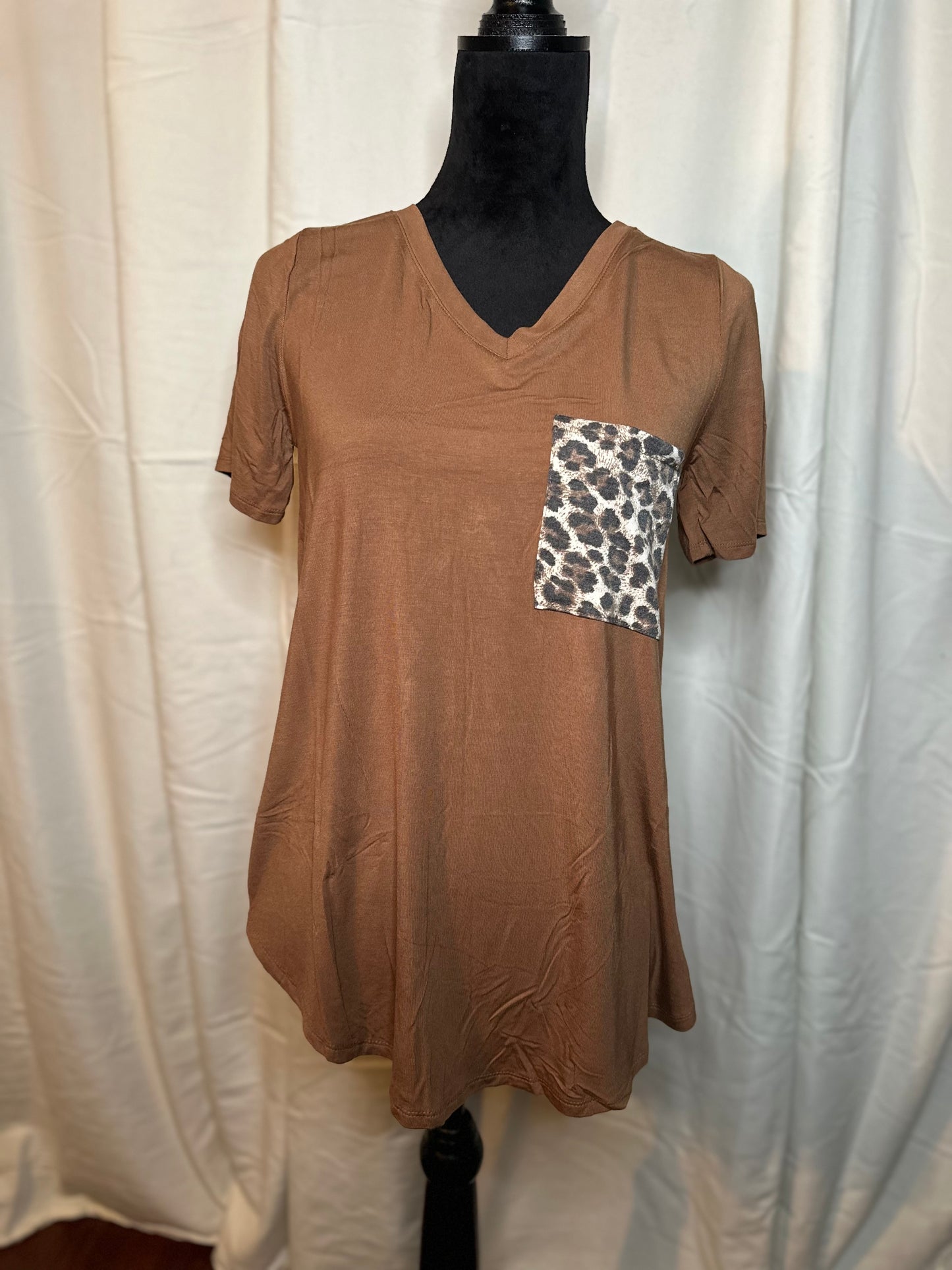 Leopard Pocket Tee