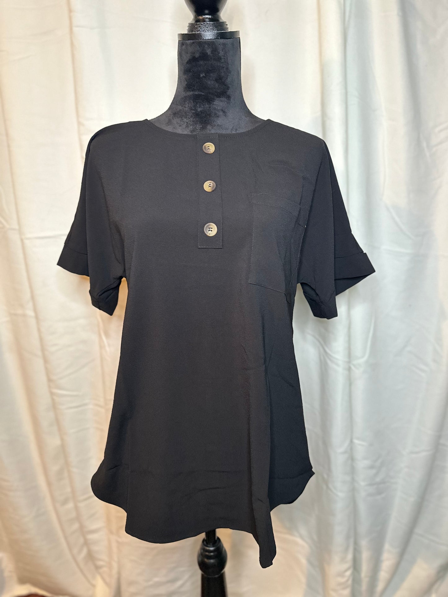 3 Button Blouse