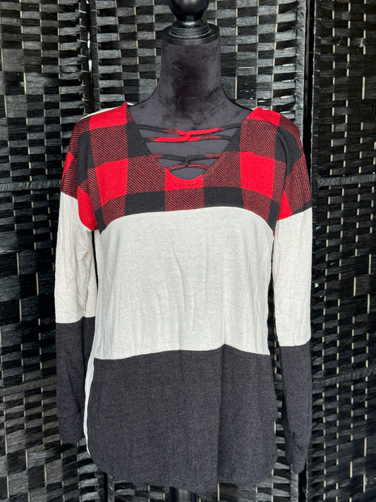 Buffalo Plaid Sweater