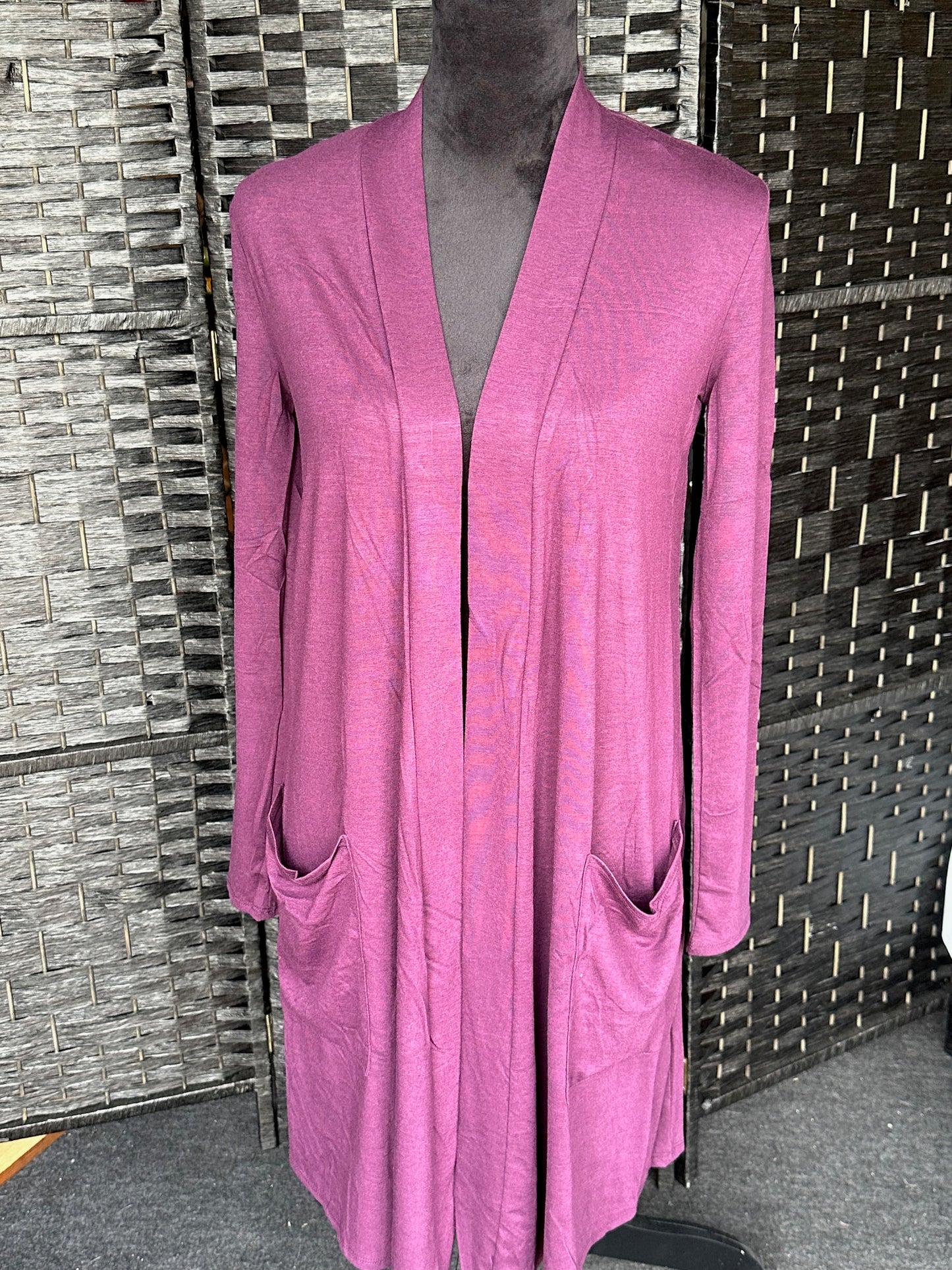 LONG SLEEVE POCKET CARDIGAN